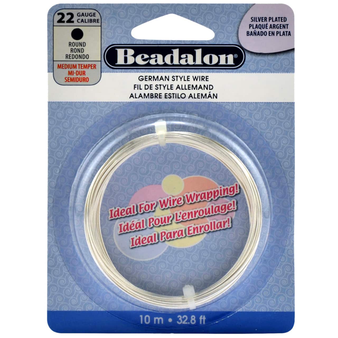9 Pack: Beadalon® 22 Gauge Round German Style Wire